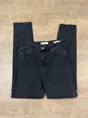 American Tall Ultra High Rise Slim Black Denim Jeans Size 31x35